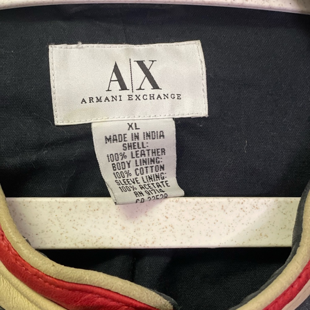 VINTAGE Armani Exchange 100% Leather